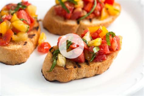 Fresh Tomato Bruschetta Recipe Bruschetta Tomato Fresh Basil Balsamic