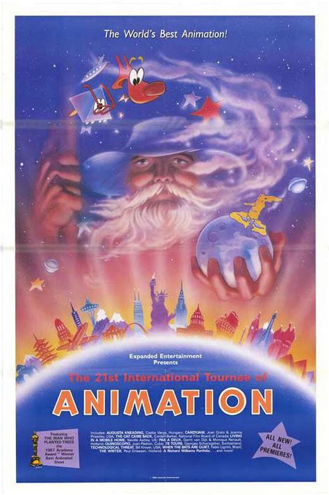 21st International Tournee Of Animation Movie POSTER Style A 11 X