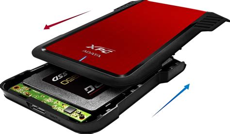 Карман для жесткого диска 2.5" USB3.1 A-Data EX500 Red (AEX500U3-CRD ...