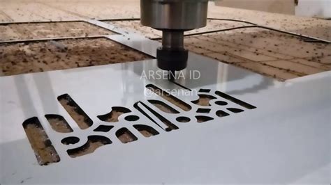 Mesin CNC Router Memotong ACP Motif Batik YouTube