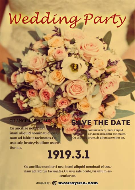 Wedding Poster Design Ideas | Mous Syusa