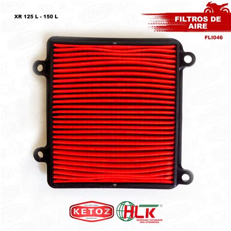 Filtro Aire Honda XR 125 L 150 L Ketoz