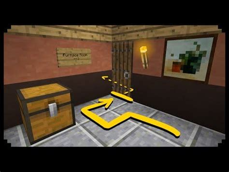 Secret Bookshelf Door Minecraft - BOOK SHELF IDEA