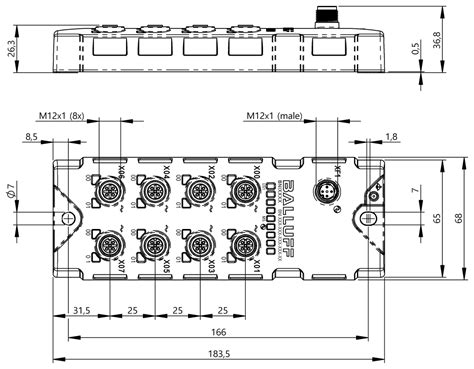 Bni00fa Bni Iol 728 S51 P012 Io Link传感器执行器集线器 Balluff China