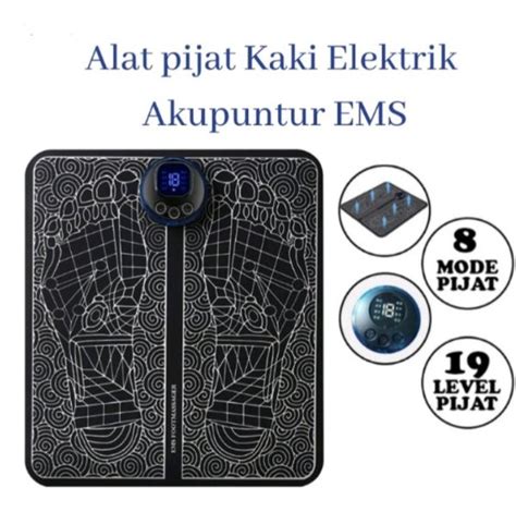 Jual Ems Foot Massager Pad Alat Pijat Kaki Elektrik Alat Terapi Pijat