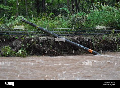 Damaged Power Lines From Hurricane Irene and Tropical Storm Lee. New ...