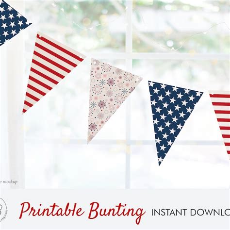 4th Of July Bunting Etsy