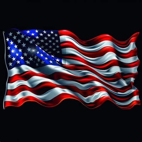 Premium Photo Closeup Of Rippled American Flag