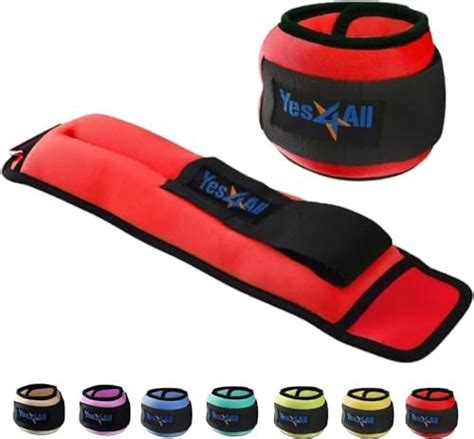 Yes4All 5 Lbs Ankle Weights Wrist Weights For Women And Men Fully