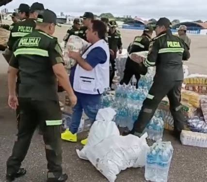 Abi Polic A Env A Alrededor De Cuatro Toneladas De Ayuda Humanitaria