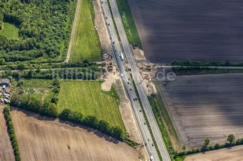 Padenstedt Aus Der Vogelperspektive Baustelle Am Autobahn