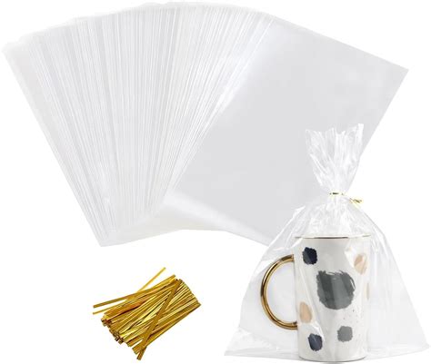 Amazon Miraclekoo 100 Pcs Cellophane Bags 9x12 Inch Cellophane