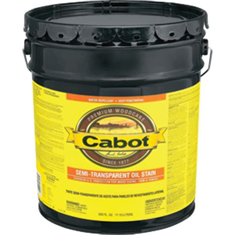 Cabot 0306 5g Semi Transparent Oil Based Stain For Exterior Wood