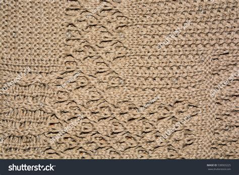 Beige Knitted Texture Stock Photo Edit Now 538903225