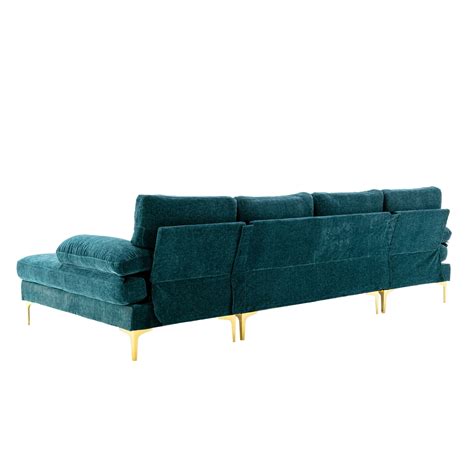 Living Room Sofa Sectional Sofa Teal - Walmart.com