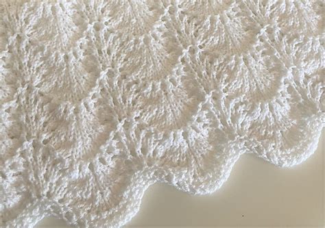 Ravelry Shells Lace Baby Blanket Pattern By Daisy Gray Knits