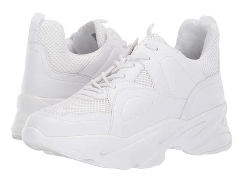 Steve Madden Leather Movement Sneakers In White Lyst