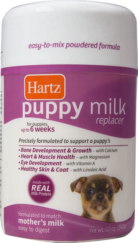 Hartz Powdered Milk Replacer Formula For Puppies 12 Oz Jar