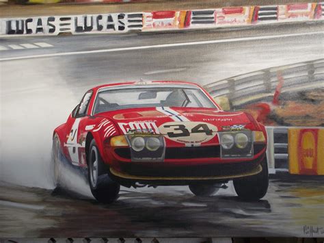 Ferrari Daytona Le Mans 1972 Par Christian Poiffaut