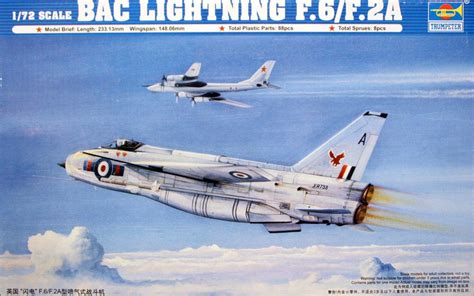 Trumpeter 01654 English Electric BAC Lightning F 2A F 6 1 72