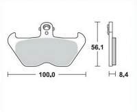 Bremsbeläge Lucas TRW MCB 019 SV MCB19SV Bremsbelag