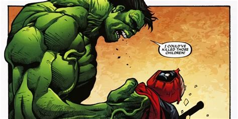 Hulk Vs Deadpool Revealed The Full R Rated Impact Of Hulks Maximum Strength Punch