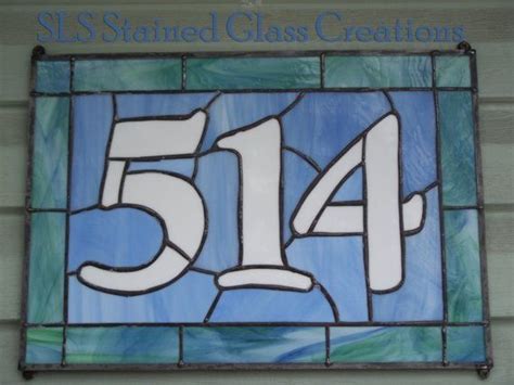 Pin on Stained Glass - Numbers