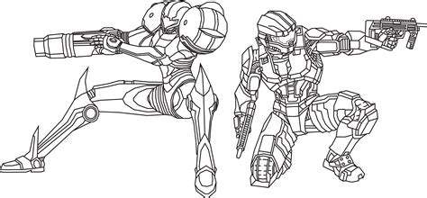 Master Chief And Samus Aran