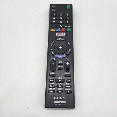 Genuine Sony Rmt Tx U Tv Remote Control Oem Ebay