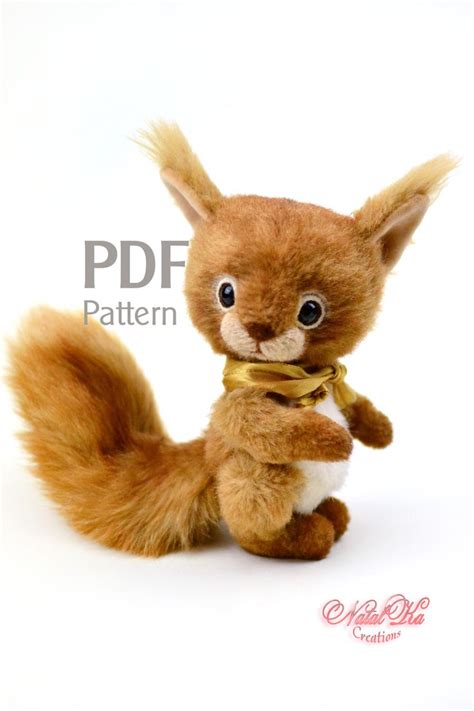 Pdf Schnittmuster Teddy Eichh Rnchen Rani Cm Digitaler Etsy De