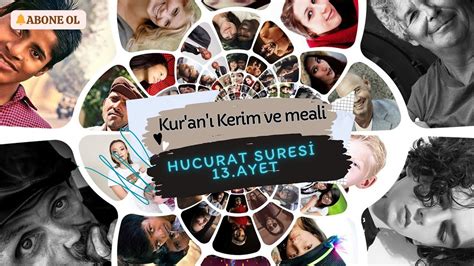 Kur an ı Kerim meali Hucurat suresi 13 ayet