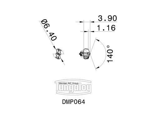 Dmp Dmp Tungaloy Cutting Tools Metal Working Tools