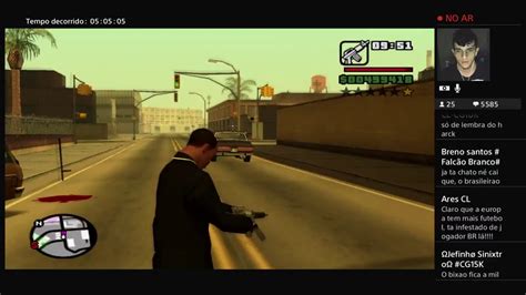 Gta San Andreas ATÉ ZERAR AO VIVO 100 Ps4 5 YouTube