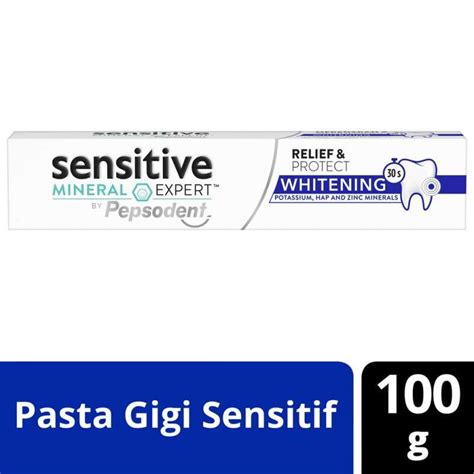 Jual Pepsodent Sensitive Mineral Expert Pasta Gigi Whitening Pasta Gigi