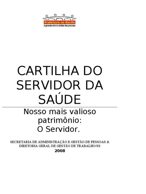 Pdf Guia Servidor Saude Prefeitura Do Recife Dokumen Tips