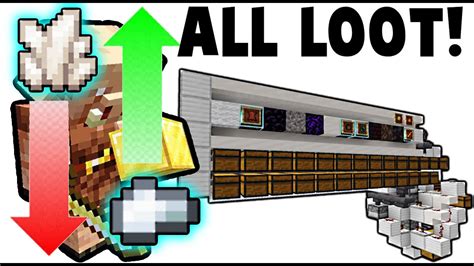 Piglin Bartering Loot + Auto Sorter for All | Minecraft - YouTube