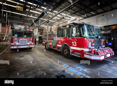 Chicago Illinois Usa October 10 2018 The Firemans Clothes By The