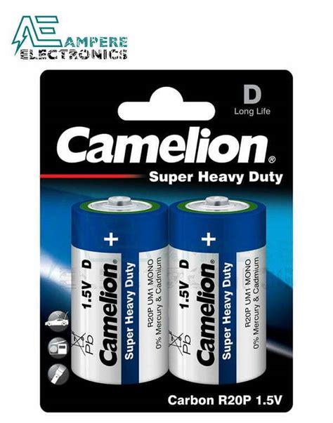 Camelion Super Heavy Duty Size D V Pcs R P Bp B Ampere