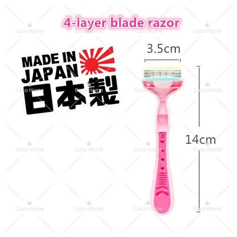 Japan KAI Body Shavers Bikini Line Razor With 4 Layer Razor Blade 2