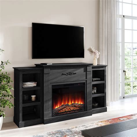 Buy Belleze Modern Inch Electric Fireplace Mantel Tv Stand Media