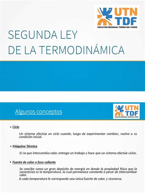 Segundo Principio De La Termodinámica Descargar Gratis Pdf Termodinámica Temperatura