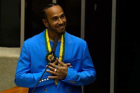 Lewis Hamilton At His Other Home Receives Honorary Brazilian