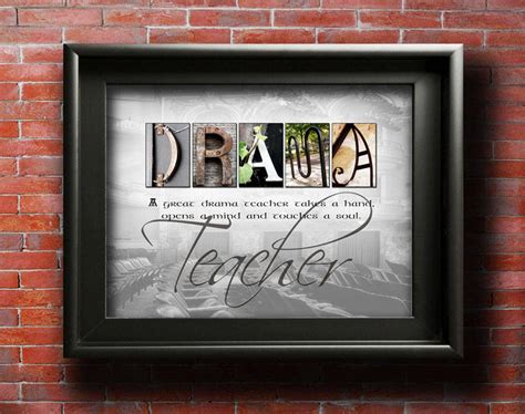 Drama Teacher Gift For Drama Teacher Gifts Teacher Quotes | Etsy