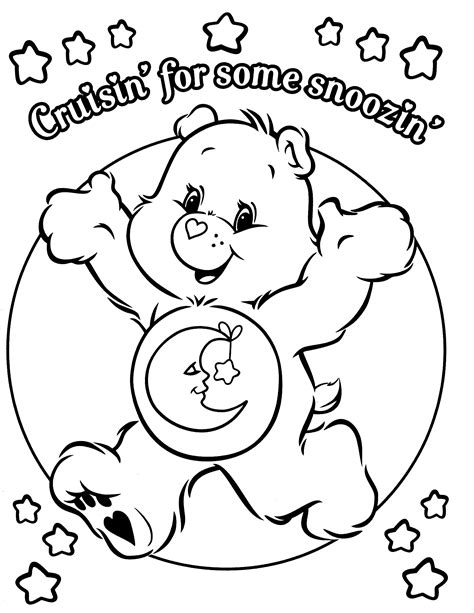 Care Bear Printable Printable Word Searches