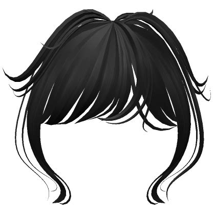 Fluffy Bangs Black S Code Price Rblxtrade