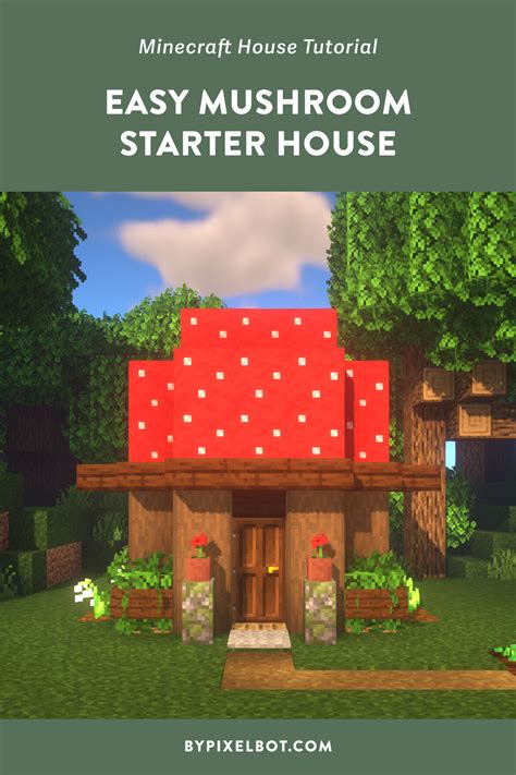 Minecraft How To Build An Easy Mushroom House — Bypixelbot