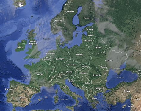 Google Earth Europe images