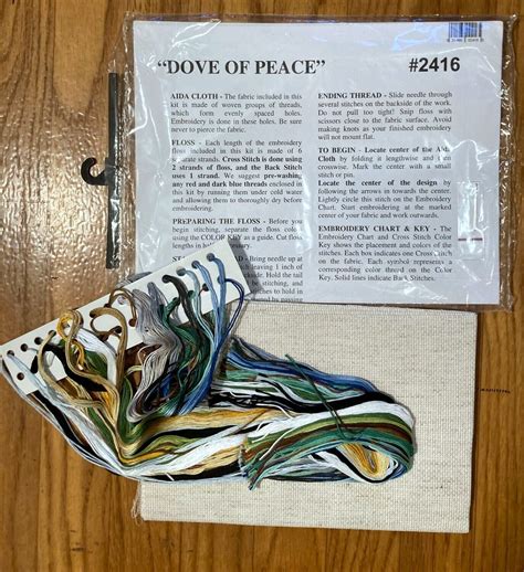 Nip Dove Of Peace Design Works Counted Cross Stitch Kit 2416 2007 New Complete Ebay