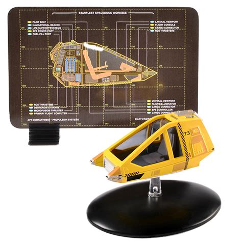 The Trek Collective Eaglemoss Updates Glow In The Dark Defiant