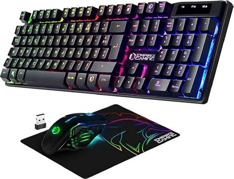 Amazon Fr Kit Claviers Et Souris Gaming Pour PC Kit Claviers Et